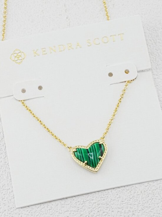 Kendra Scott Jewelry - Kendra Scott Heart Malachite Necklace